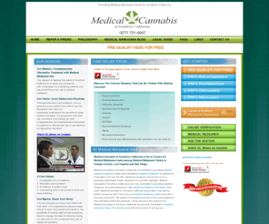 medical-marijuana-doctor.net: MCSocal | California Medical Marijuana Cards, Doctors, Orange County Medical Marijuana Legal Marijuana Clinics

We provide medical cannabis and medical marijuana cards and recommendations for patients seeking alternative and herbal medicine treatments. We professionally evaluate patients suffering from nausea, insomnia, cancer, HIV/aids and numerous other disease complications with proven results