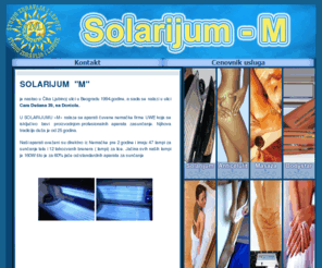 solarijum-m.com: SOLARIJUM - M
SOLARIJUM  