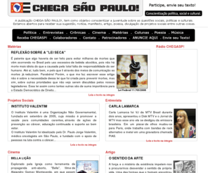 chegasaopaulo.com: Chega São Paulo!
