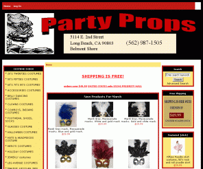 costumesbypartyprops.com: Buy or purchase your adult costumes at, Costumes By Party Props
Buy or purchase your adult costumes at - * HATS & HEADPIECES COSTUME * 60'S 70'S 80'S COSTUMES * BELLY DANCING COSTUMES * 50'S FIFTIES COSTUMES * PIRATE, JACK SPARROW  * CLOWNS COSTUMES * PLUS SIZES COSTUMES * WIGS COSTUMES, HALLOWEEN * LEG AVENUE COSTUMES * SEXY COSTUMES * COWBOYS, INDIANS COSTUMES * TIARA & CROWNS * JEWERLY costumes * HOLIDAY COSTUMES * GLASSES COSTUME * FOOTWEAR, SHOES, SOCKS * ACCESSORIES COSTUMES * PIMPS & HO'S COSTUMES * ROMAN, GREEK, EGYPTIAN * HALLOWEEN COSTUMES * HERO'S COSTUMES * RENAISSANCE COSTUMES * MAKEUP, KRYOLAN, BEN NYE * SUPERHERO'S COSTUMES * ORIENTAL (ASIA) COSTUMES * VICTORIAN, COLONIAL  * WINGS COSTUMES, CHRISTMAS * MASKS * 20'S TWENTIES COSTUMES Junior teens costume Costumes, Wigs, Makeup, Costume Hats, Costume Shop, Mask, Tiaras, Crowns, Costumes By Party Props