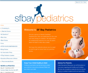 sfbaypeds.com: Home - SF Bay Pediatrics
Pediatrics