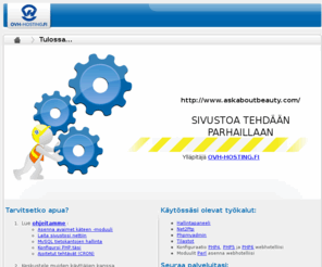 askaboutbeauty.com: Sivustoa tehdään parhaillaan
site en construction