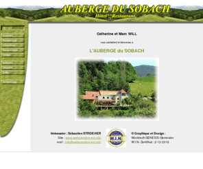 auberge-sobache.com: Auberge du Sobach
Venez découvrir notre auberge au milieu d'une charmante et paisible nature au pied des Vosges.