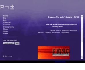 deathbydtm.com: ¤      ¬      ± - Death By Dragging The Mule
The official home of Dogpile, Dragging The Mule and The Whole Death Catalogue