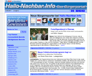 hallo-nachbar.info: Hallo-Nachbar.Info! - Badische Anzeigen Verlags GmbH
(c) Badische Anzeigen Verlags GmbH