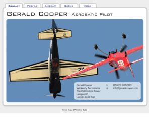 onesky.co.uk: Gerald Cooper - Aerobatic Pilot
Gerald Cooper - UK Aerobatic Pilot and Competition Winner