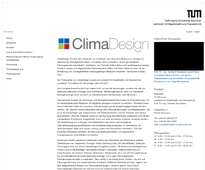 clima-design.com: TUM_AR_BK: Lehrstuhl für Bauklimatik und Haustechnik - Fakultät für Architektur - TUM
Fakultät für Architektur - Technische Universität München