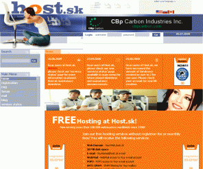 host.sk: --==[ Host.sk - Your Free Web Hosting Partner ]==--
Free webhosting with many features!