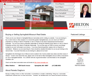 pamelacleghorn.com: Pamela Cleghorn Real Estate Agent serving Springfield Missouri real estate and surrounding towns
Homes for sale, Springfield Missouri real estate, Springfield MO real estate,  Springfield Missouri homes for sale, your Springfield Missouri real estate resource center, find mls listings, homes, land, lots, commercial real estate in Springfield Missouri, real estate agent, moving to Springfield