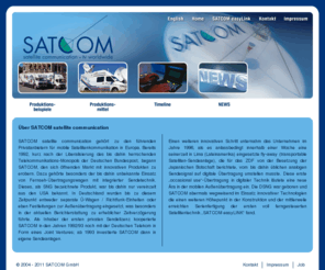 satcom-tv.de: SATCOM Production stellt sich vor
SATCOM satellite communication is among the leading private providers of mobile satellite broadcasting in Europe.