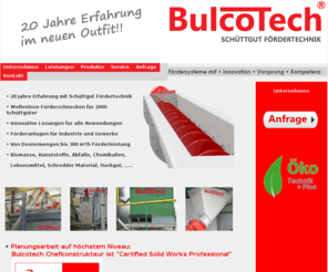 bulcotech.com: Bulcotech GmbH | Schüttgut | Fördertechnik | wellenlose Förderspiralen
