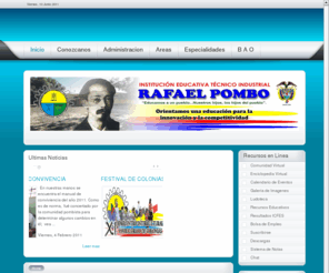 colpombo.edu.co: Institucion Educativa Rafael Pombo - Institucion Educativa Rafael Pombo
Joomla! - el motor de portales dinámicos y sistema de administración de contenidos