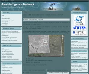 geosint.com: Geointelligence Network
This course provides an introduction to the problems of knowledge extraction and multi-criterion decisions based on available satellite imagery, digital maps and open sources on the net