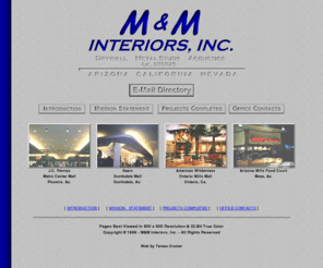 mnminteriors.com: M & M Interiors, Inc.
Providing commercial construction and installation of drywall, metal studs, & acoustics.