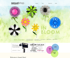 sequelshop.com: Sequel Shop | In Bloom - A collection of metal flower pins from the 60's
Vintage metal flower pins in a rainbow of groovy colors.