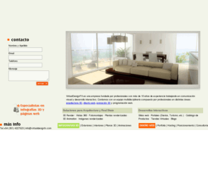 virtualdesignfx.com: 3D Render - Animaciones 3D - Arquitectura 3D - Visitas Virtuales | Estudio de Diseño - VirtualDesignFX
Realizamos diseños 3D, infografías 3D, planos y arquitectura en 3D, visitas virtuales y diseño de páginas web. Todo lo que necesita para promocionar su proyecto inmobiliario.