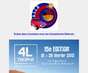 conquerants-biterrois.net: Welcome to the Frontpage
Association Sportive les Conquérants Biterrois-ASCB