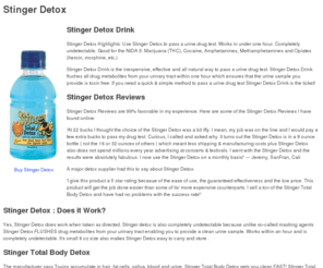detox stinger total drink reviews body other does work description