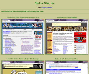 chakrasites.com: Privacy Statement - Chakra Sites, Inc.
