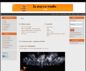 zuccavuota.com: La Zucca vuota - Ludoteca & Store
zuccavuota.it è il portale de La Zucca vuota, ludoteca store, manga cafè e fumetteria! tenetevi informati sulle attività e le news del mondo dei giochi !