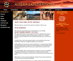 asperaexplorations.com: Aspera Explorations
Aspera Explorations