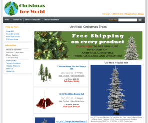 christmastreeworld.net: Artificial Christmas Trees | Christmas Tree Garlands | Christmas Tree World
Christmas Tree World is an online shopping portal for artificial christmas trees, garlands, wreathes and various decorations.