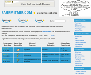 joinourtrip.de: Mitreisebörse | Reispartner Suche | Travel Partner Search - HoGaTourS GmbH
Mitreisebörse der HoGaTourS GmbH