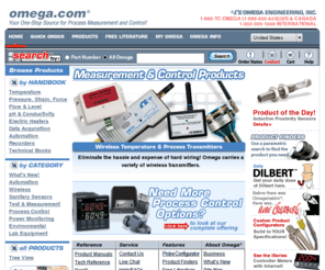 omegalaq.com: Sensors, Thermocouple, PLC, Operator Interface, Data Acquisition, RTD
Your source for process measurement and control. Everything from thermocouples to chart recorders and beyond. Temperature, flow and level, data acquisition, recorders and more.