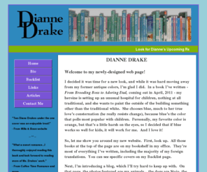 diannedrake.com: Dianne Despain - Romance Author
Website of Dianne Drake, author of medical romances for Harlequin