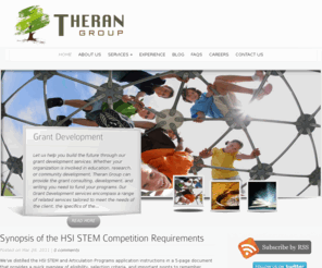 therangroup.com: Theran Group, LLC | Grant Development, Institutional Planning, and Program Design for K-12, Higher Ed, and Research Institutions
Theran Group provides grant writing and grant development, institutional planning, program design, and grant training by experienced consultants for K-12, higher education, research institutions, and communities seeking federal grants and foundation grants.