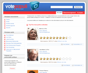 votepopuli.net: votepopuli.com
Information architecture, Web Design, Web Standards.