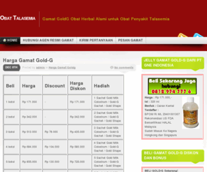 obattalasemia.com: Obat Talasemia
Gamat Obat Herbal Alami untuk Penyakit Talasemia