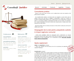 consultatii-juridice.ro: Avocat Bucuresti - Cabinet Avocatura - Consilier Juridic Si Avocat Online
Cabinetul nostru de avocatura ofera consultanta si asistenta juridica de specialitate. Consultatii juridice gratuite online!