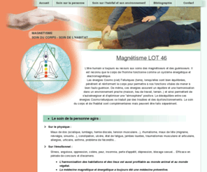 magnetisme-gourdon-46.com: Magnétisme, guérisseur magnétiseur à Gourdon dans le Lot 46
Magnétisme, guérisseur magnétiseur à Gourdon dans le Lot 46, agit sur: mal de dos, rhumatisme, mal de tête, ulcère, fatigue, jambes lourdes, allergies, urticaire, asthme, fécondité