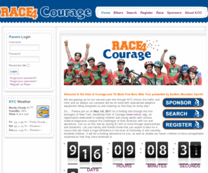 raceforcourage.com: Home
Race for Courage to support the heroic kids of Kids of Courage