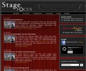 stagefocus.org: Stage Focus e.V.
Stage Focus