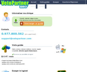 vetopartner.com: bienvenue    [Logiciel veterinaire]
