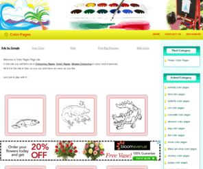 colorpages.info: Color Pages | Colouring Pages | Color Pages
Welcome in free colouring pages site. In this site you will find a lot of colouring pages in many kind of pictures. All of it in this site is free, so you can print them as many as you like.