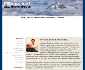 planyourascent.com: Ascent Financial Group, LLC
Financial advice and wealth management, investing, estate planning, tax planning