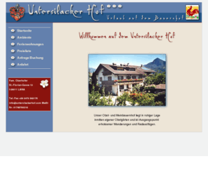 untersilackerhof.com: .: Untersilacker Hof ::: Urlaub auf dem Bauernhof :.
Urlaub auf dem Bauernhof