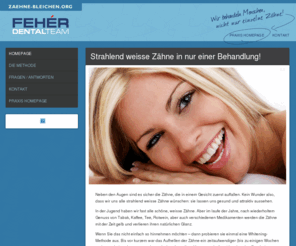 zaehne-bleichen.org: Zahn - Bleaching | Fehér Dental Team | Sopron, Ungarn
Neben den Augen sind es sicher die Zähne, die in einem Gesicht zuerst auffallen. Kein Wunder also, dass wir uns alle strahlend weisse Zähne wünschen: sie lassen uns gesund und attraktiv aussehen.