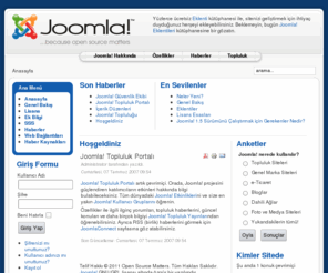 enesyegen.com: Hoşgeldiniz
Joomla - devingen portal motoru ve içerik yönetim sistemi