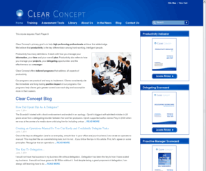 clearconceptinc.com: Personal Productivity and Workplace Productivity | Clear Concept Inc.
Insight into personal and workplace productivity