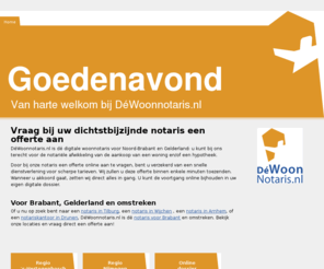 dewoonnotaris.nl: DéWoonnotaris.nl, de juiste klik voor je huis!
