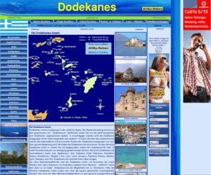 dodekanes-info.de: Dodekanes Inseln in Griechenland
Wichtige Informationen zu den Dodekanes Inseln, Rhodos, Kos, Kalymnos, Karpatos, Nissyros, Symi,  Reisen buchen