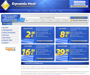 dynamixhost.com: Dynamix Host - service d'hébergement professionnel
