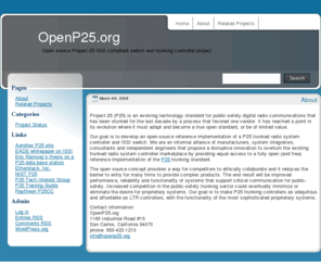 openp25.com: OpenP25.org
Open Project 25