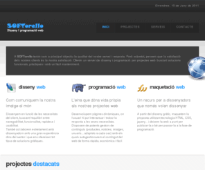 softorello.com: SOFTorello :: Informàtica :: Disseny i programació de pàgines web
A SOFTorello ens dediquem al disseny i programció de pàgines web. Disseny gràfic, gestió de continguts dinàmics, programació i maquetació web utilitzant les últimes tecnologies. 