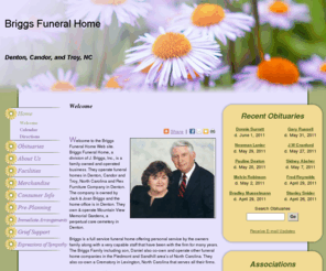 briggsfuneralhome.com: Briggs Funeral Home : Denton, North Carolina (NC)
Briggs Funeral Home provides complete funeral services to the local community.