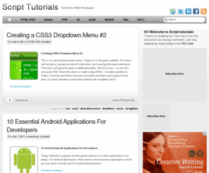 script-tutorials.com: Script Tutorials
Script Tutorial is the place for high quality and interesting web development tutorials. You can learn, download samples and participate in our commun